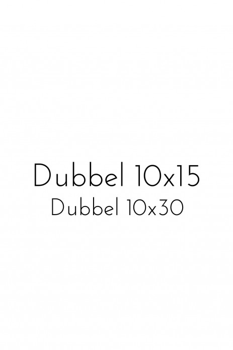 Zelf ontwerpen - 10x15 (Dubbel)