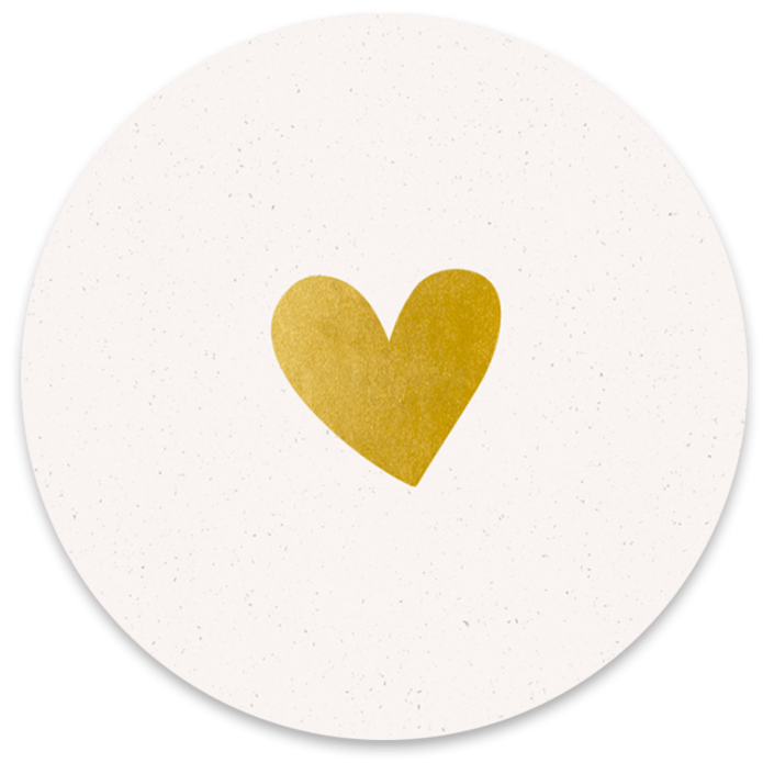 Sluitsticker hartje