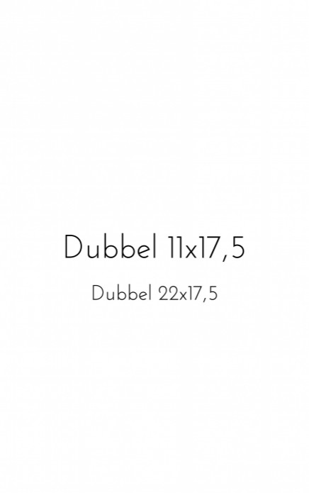 22x17,5 (Dubbel)