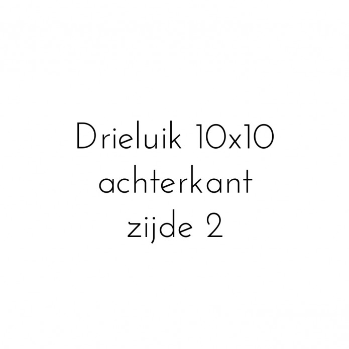 kaart achterzijde
