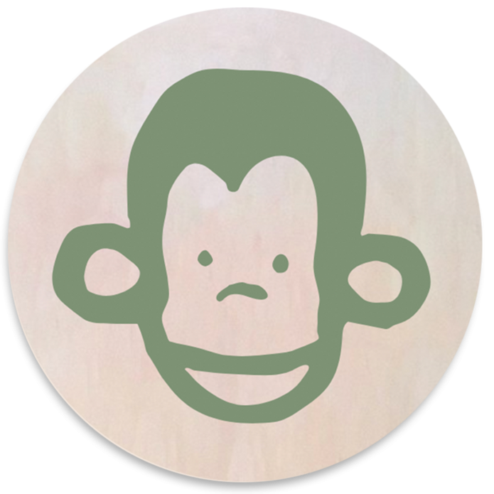 Sluitsticker aapje