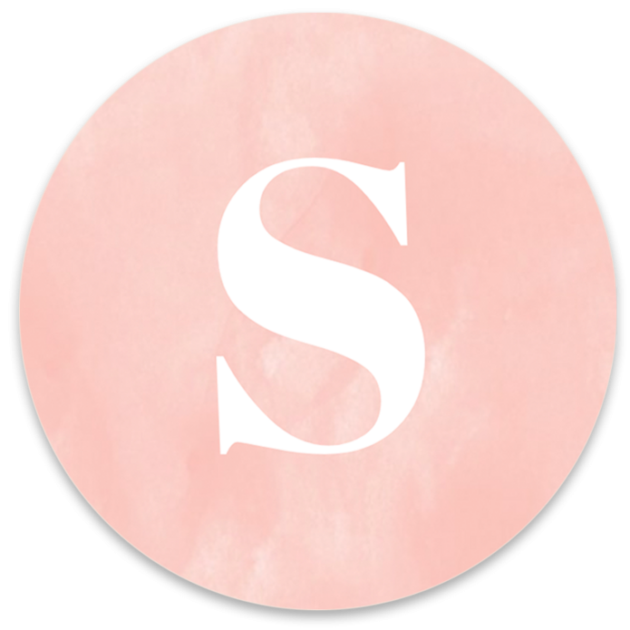Sluitsticker eerste letter naam