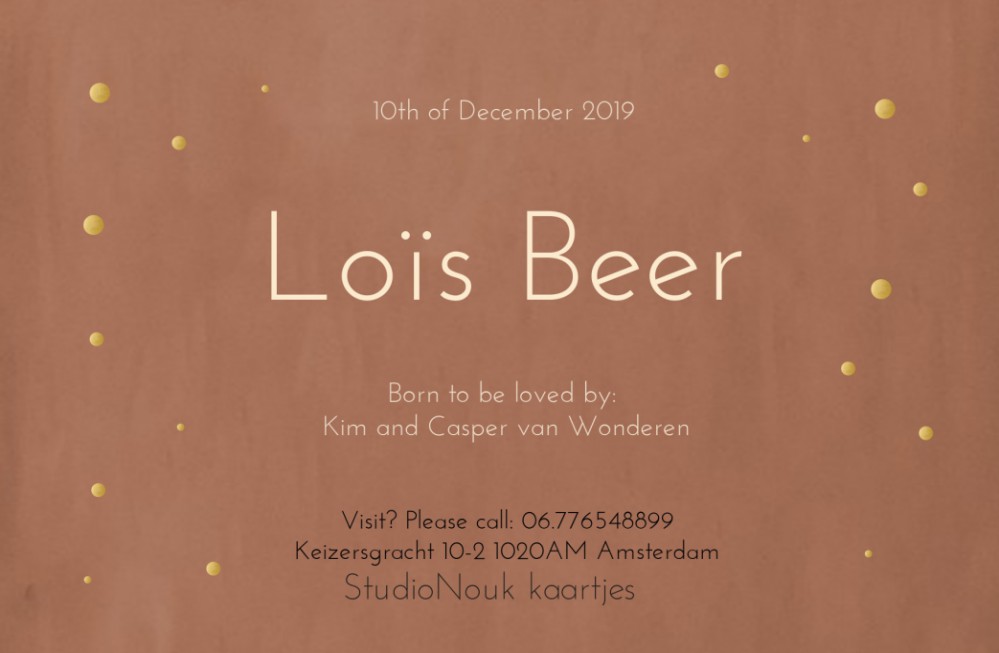 kaart achterzijde