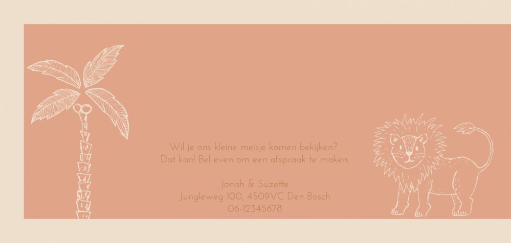 kaart achterzijde