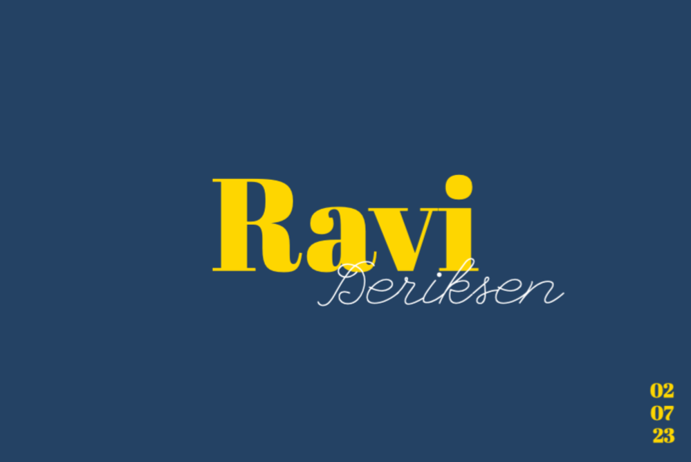 Geboortekaartje kleurrijk folie - Ravi