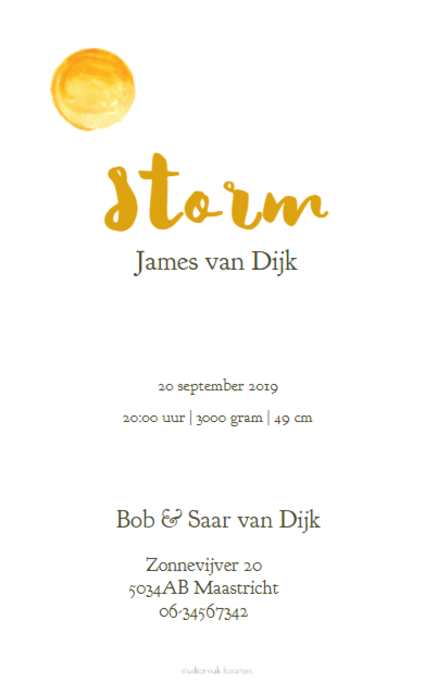 kaart achterzijde