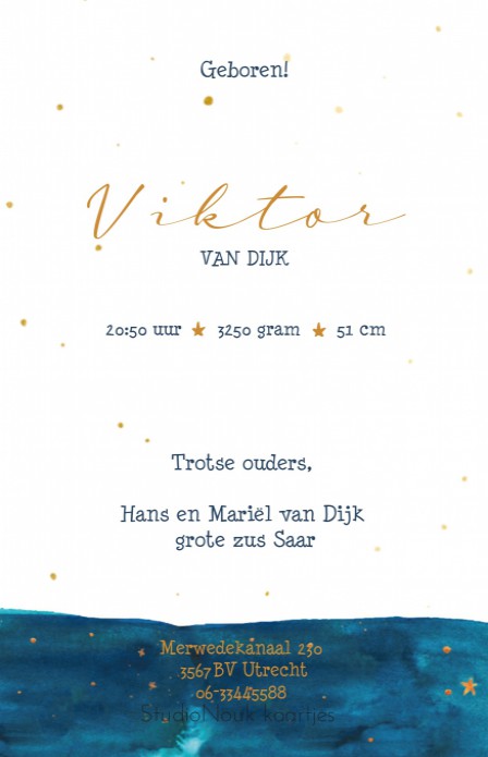 kaart achterzijde