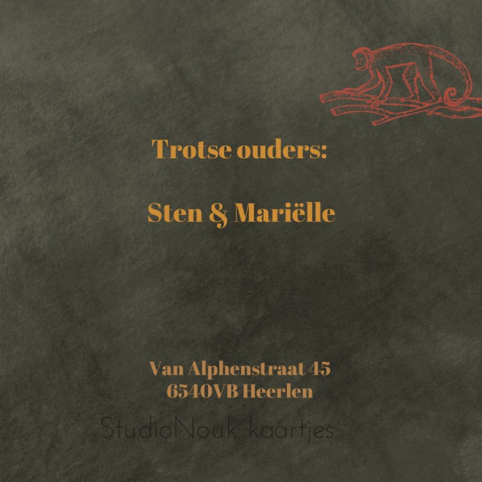 kaart achterzijde