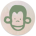 Sluitsticker aapje